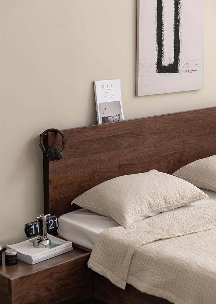 Cantilever Atelier Platform Storage Bed | Sheesham Wood