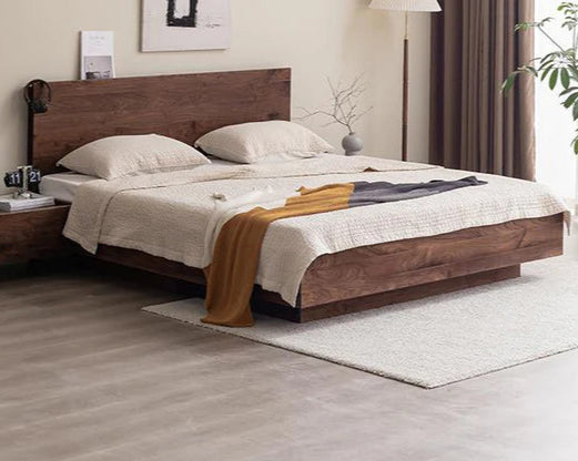 Cantilever Atelier Platform Storage Bed | Sheesham Wood