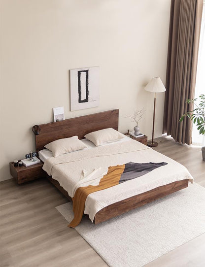 Cantilever Atelier Platform Storage Bed | Sheesham Wood