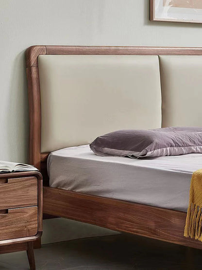 The Veridian Estate Upholstered Bed | Sheesham Wood