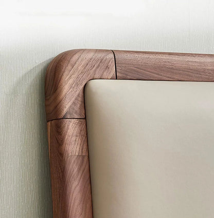 The Veridian Estate Upholstered Bed | Sheesham Wood