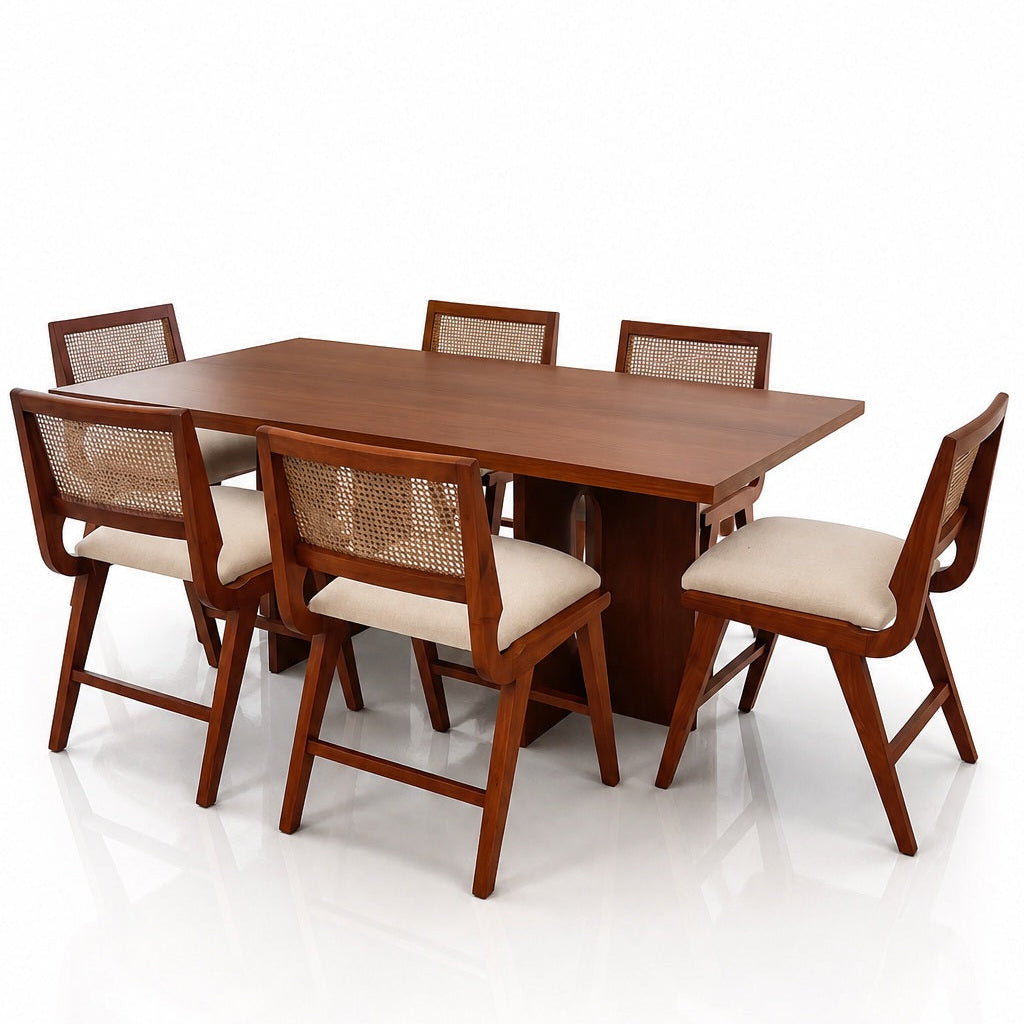 The Mage Dining Set | Teak Wood