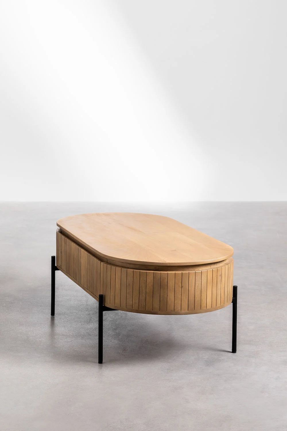 The Marina Wide Centre Coffee Table | Mango Wood | Natural Finish