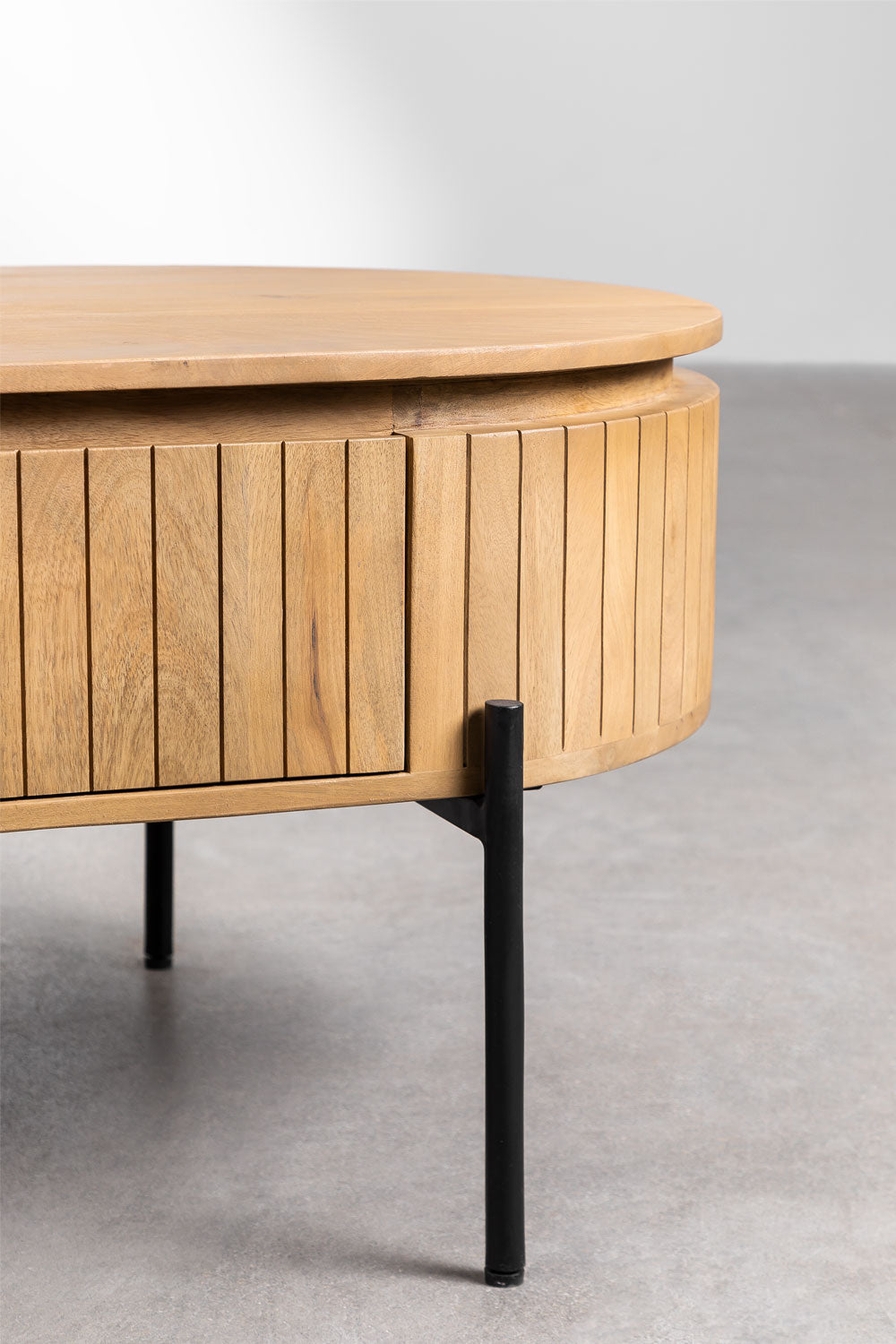 The Marina Wide Centre Coffee Table | Mango Wood | Natural Finish
