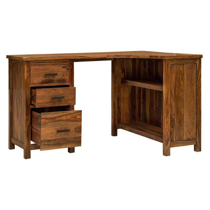 Countryside Study Table Sheesham Wood Honey Finish