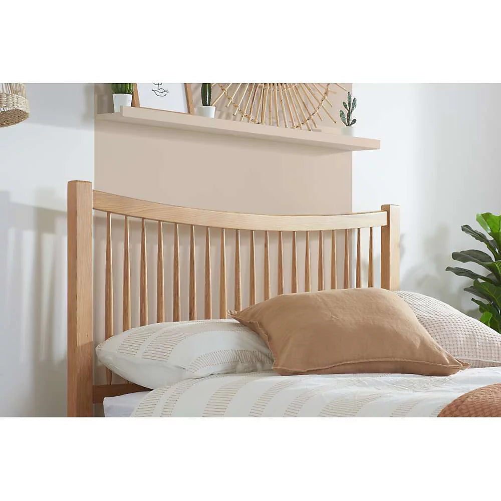 Acorn Platform Bed | Oak Wood | Natural Finish