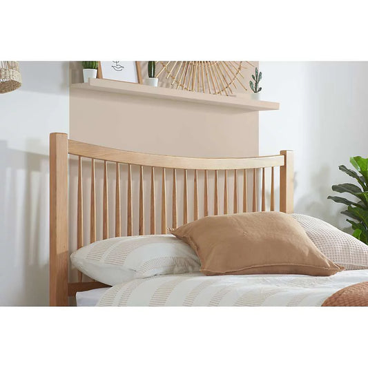 Acorn Platform Bed | Oak Wood | Natural Finish