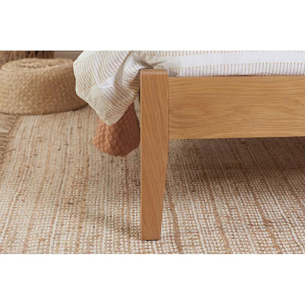 Acorn Platform Bed | Oak Wood | Natural Finish