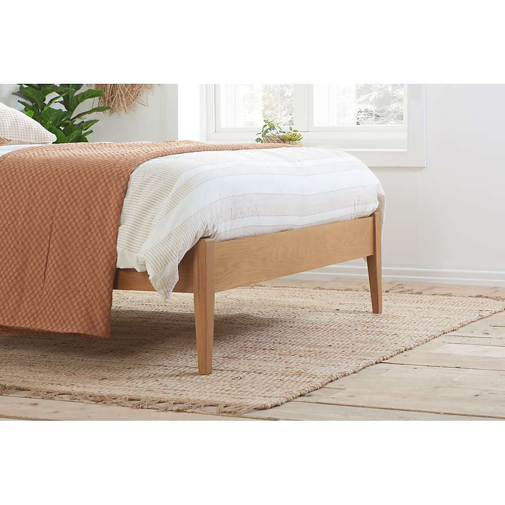 Acorn Platform Bed | Oak Wood | Natural Finish