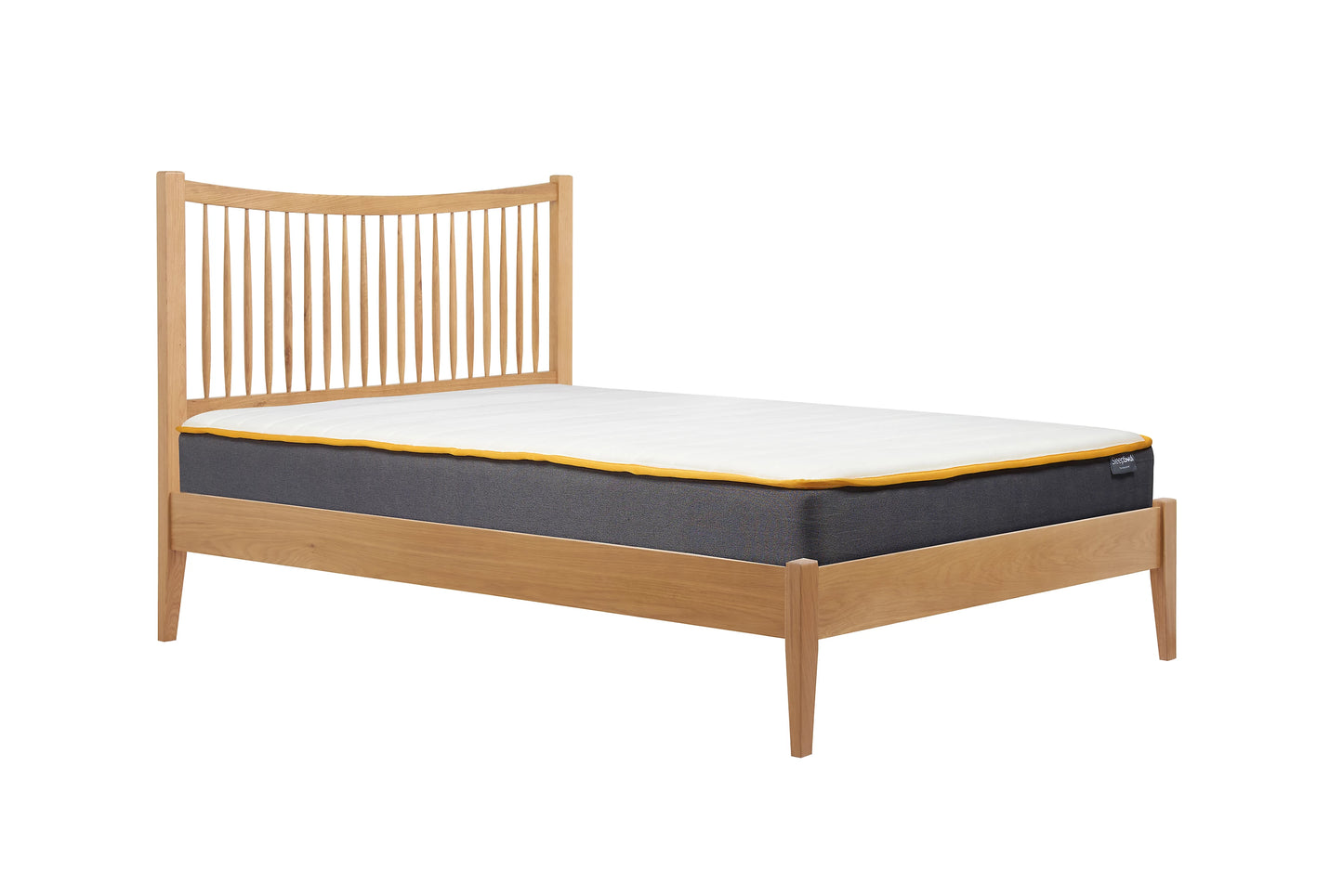 Acorn Platform Bed | Oak Wood | Natural Finish
