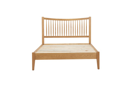 Acorn Platform Bed | Oak Wood | Natural Finish