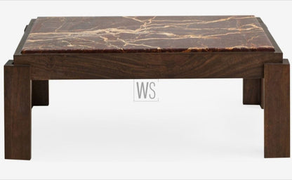 Plinth Centre Coffee Table | Travertine