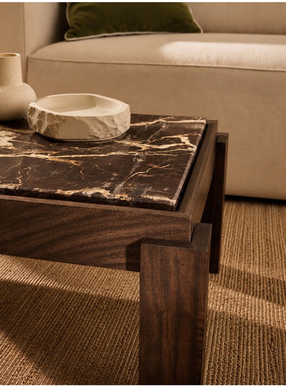 Plinth Centre Coffee Table | Travertine