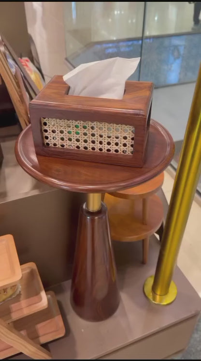 The Conical Side Table | Sheesham Wood