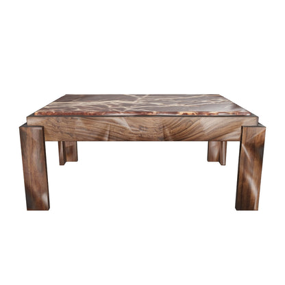 Plinth Centre Coffee Table | Travertine