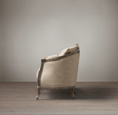 The Oxford Bellecour 2 Seater Loveseat Sofa | Teak Wood