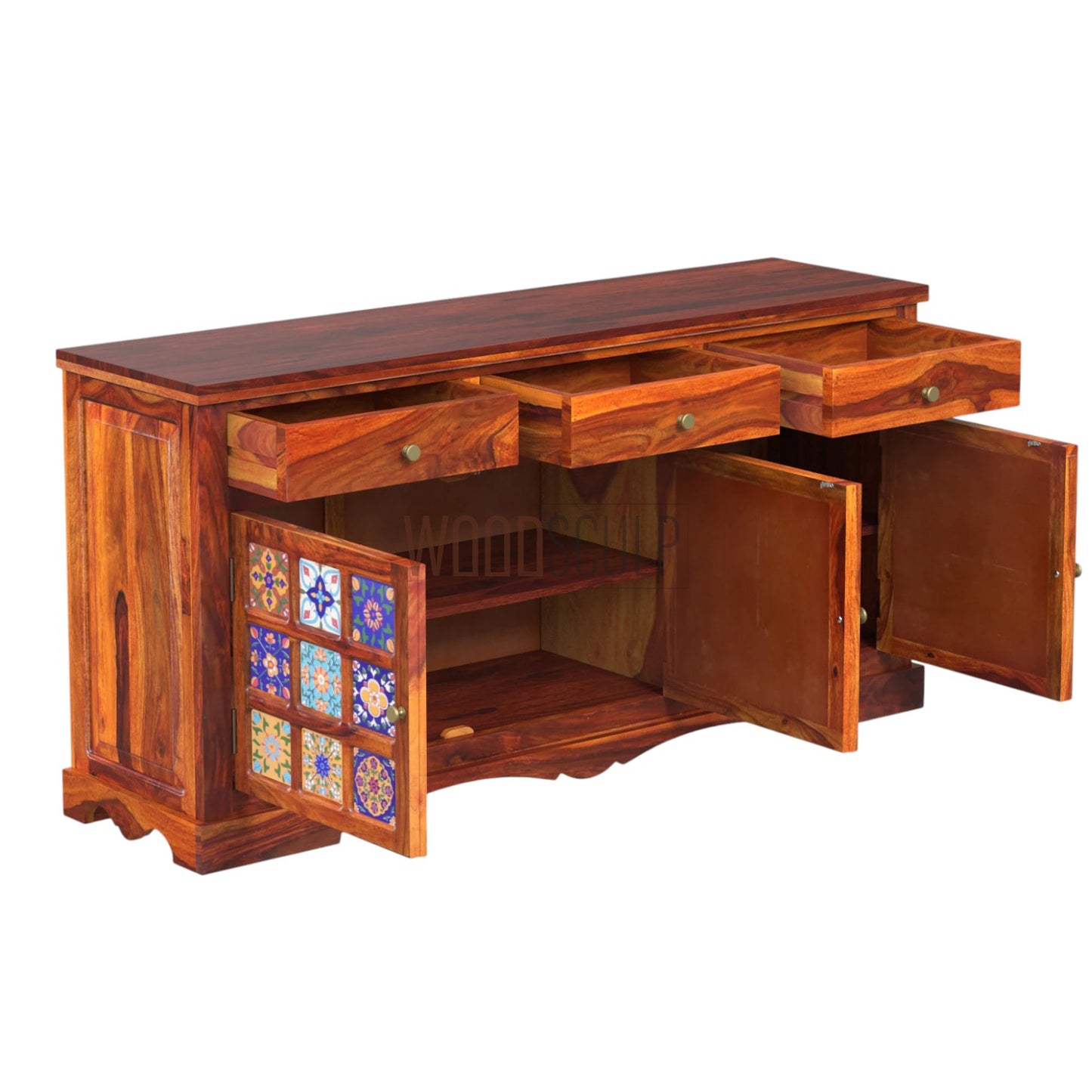Rang Mahal Sideboard Storage Cabnet | Sheesham Wood