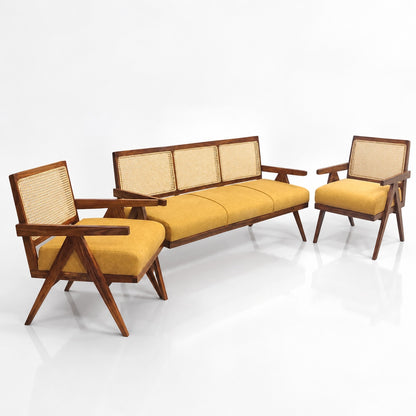 The Resture Sofa Set 3+1+1 | Teak Wood