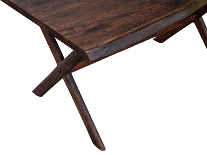 The Century Live Edge Dining Table | Acacia Wood | Provincial Teak Finish