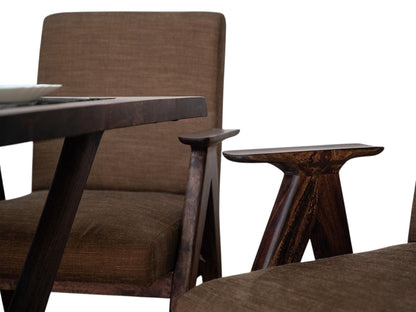 The Century Live Edge Dining Table | Acacia Wood | Provincial Teak Finish