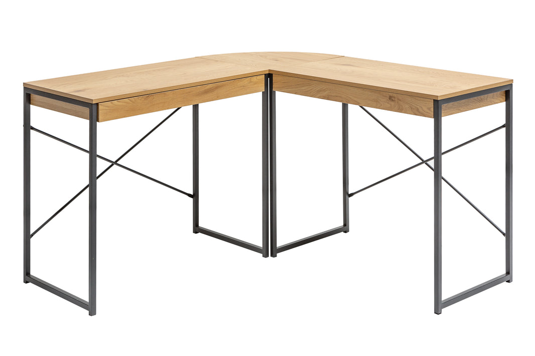 Madura Corner Desk Study And Work Table | Acacia Wood