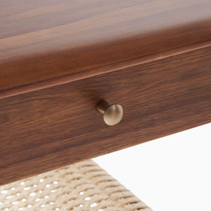 The Nocturne Bed Side Table | Acacia Wood