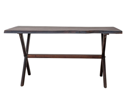 The Century Live Edge Dining Table | Acacia Wood | Provincial Teak Finish