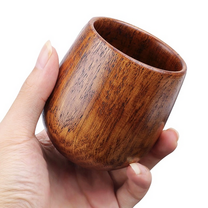 Cups set of 2 wooden
