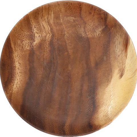 Wooden plate set of 3 small medium and large Tableware