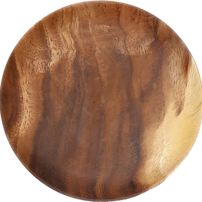 Wooden plate set of 3 small medium and large Tableware