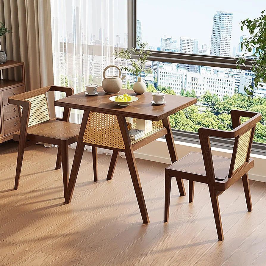 Stackable 2 Seater Dining Set | Premium Sheesham Wood