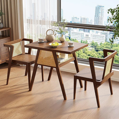 Stackable 2 Seater Dining Set | Premium Sheesham Wood