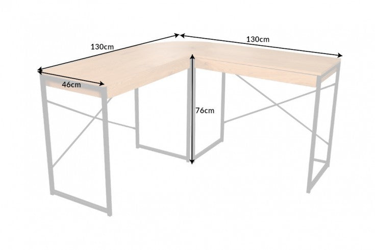 Madura Corner Desk Study And Work Table | Acacia Wood