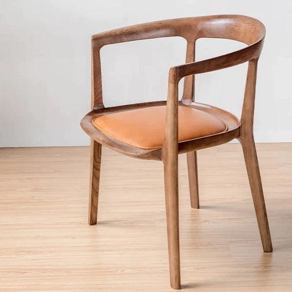 Solace Minimalist Armchair | Teak Wood | Natural Finish