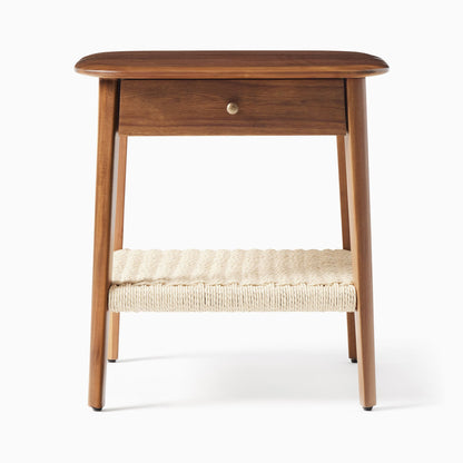 The Nocturne Bed Side Table | Acacia Wood