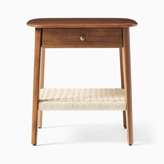The Nocturne Bed Side Table | Acacia Wood