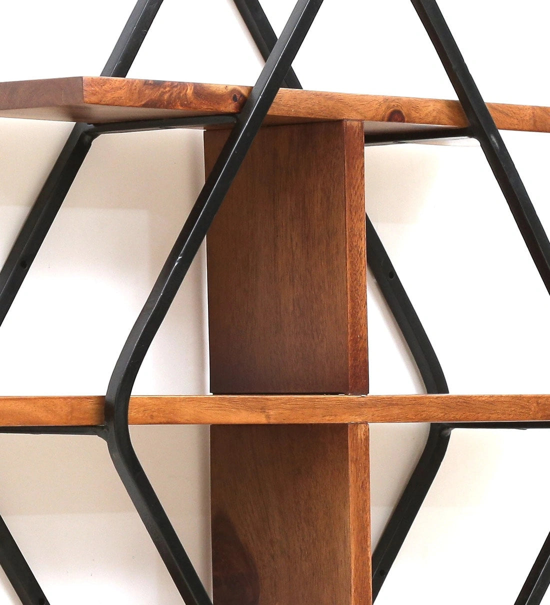 Trijya Wall Shelf Sheesham Wood Wall Shelf Wall Decor