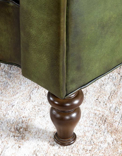 The Echelon Chesterfield Three Seater Sofa | Genuine Leather