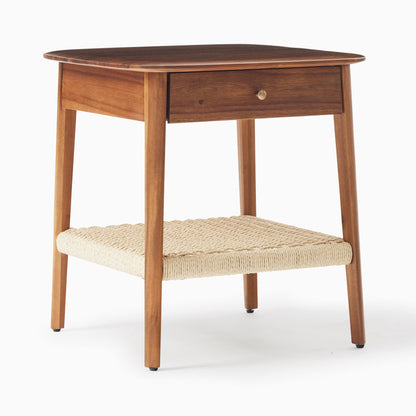 The Nocturne Bed Side Table | Acacia Wood