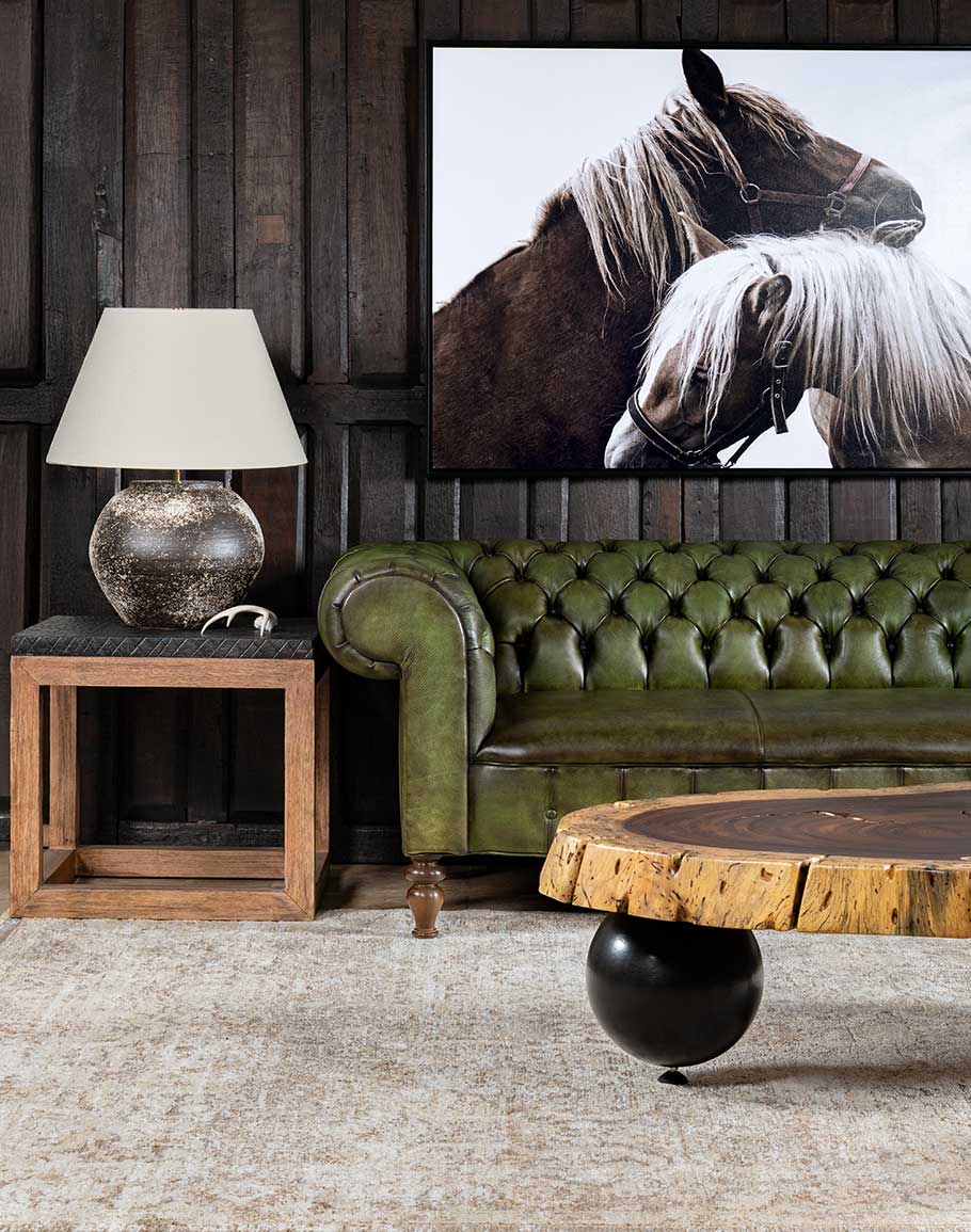 The Echelon Chesterfield Three Seater Sofa | Genuine Leather