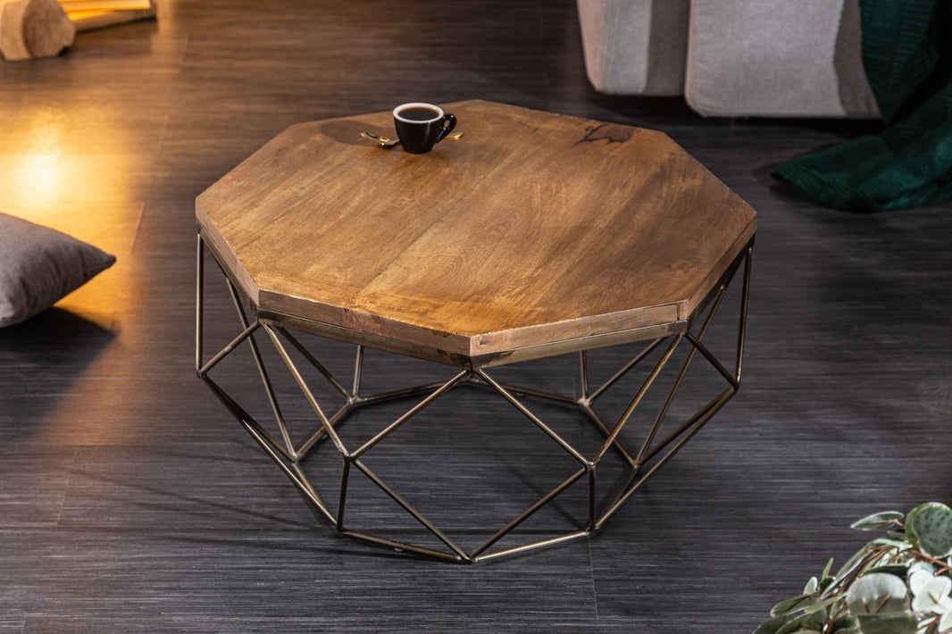 HexaNest Center Coffee Table | Acacia Wood