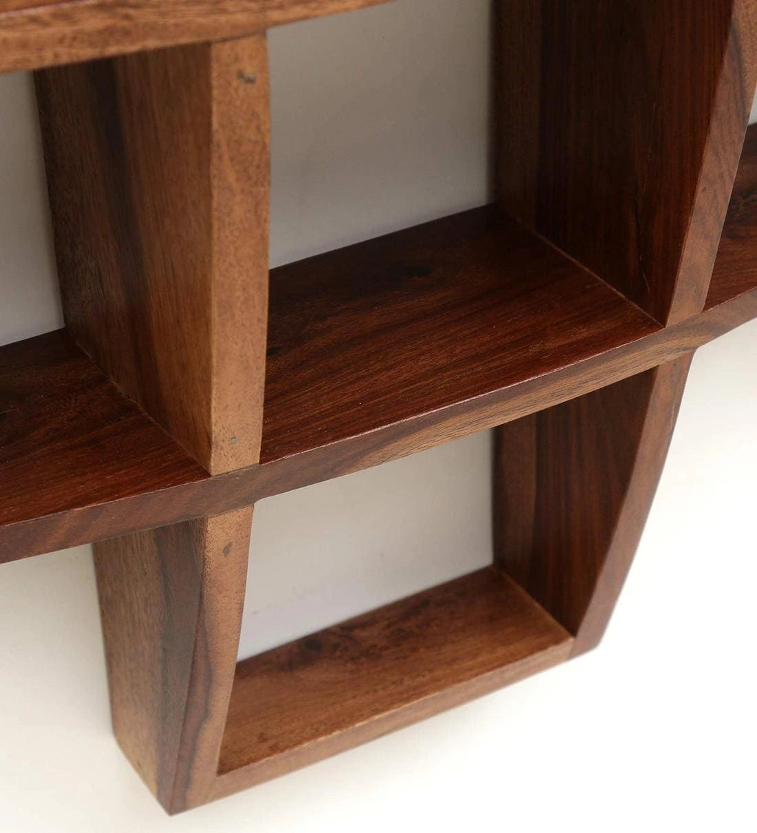 Maximbox Wall Shelf Sheesham Wood Premium Quality