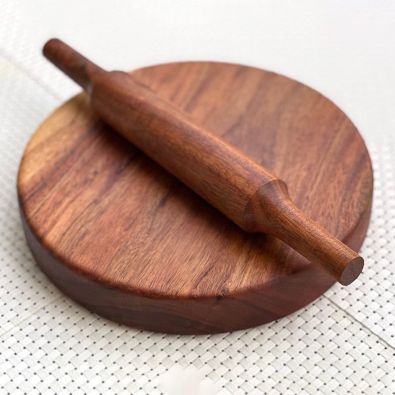 Healthy Living No Chemical Natural Finish Chakla Belan | Rolling Pin and Board | Sheesham Wood