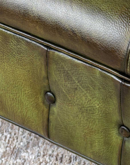 The Echelon Chesterfield Three Seater Sofa | Genuine Leather