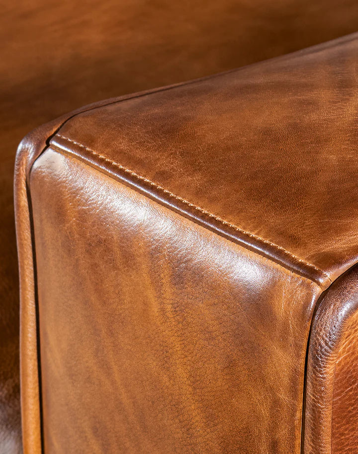 The Alchemist Chesterfield Three Seater Sofa | Caramel Brown