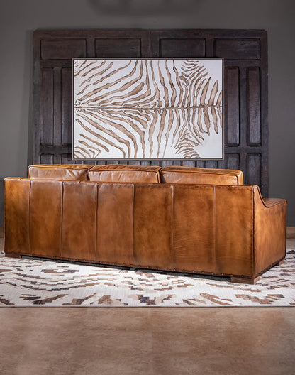 The Alchemist Chesterfield Three Seater Sofa | Caramel Brown