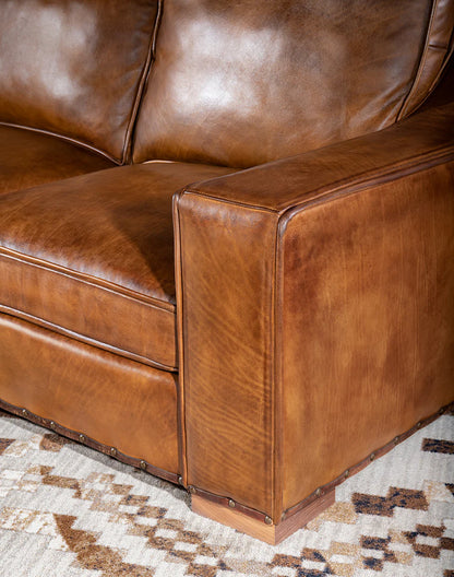 The Alchemist Chesterfield Three Seater Sofa | Caramel Brown