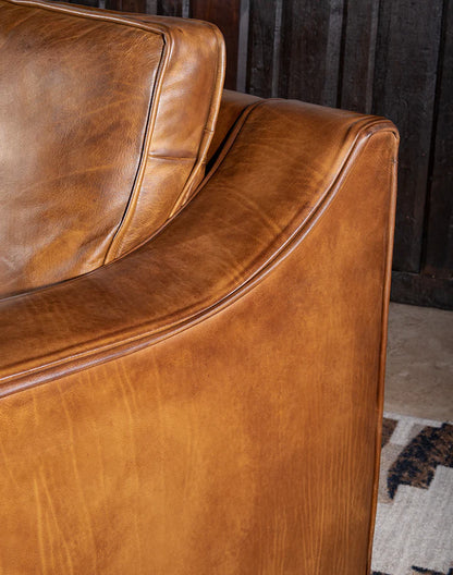 The Alchemist Chesterfield Three Seater Sofa | Caramel Brown