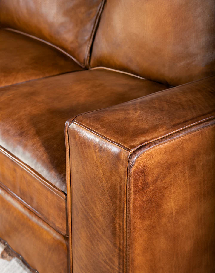 The Alchemist Chesterfield Three Seater Sofa | Caramel Brown