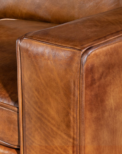 The Alchemist Chesterfield Three Seater Sofa | Caramel Brown